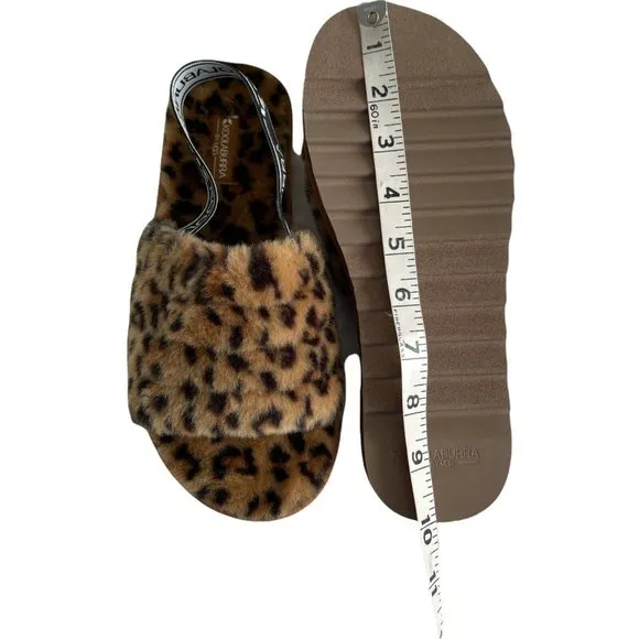 Women’s Slippers Size 7 Koolaburra FUZZ'N II CHEETAH Strappy Sandal