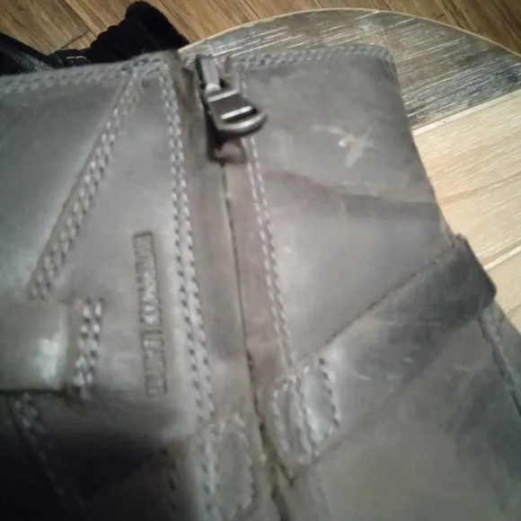 Women's Teva De La Vina Waterproof Leather Ankle Boots Size 11 Gray Nubuck
