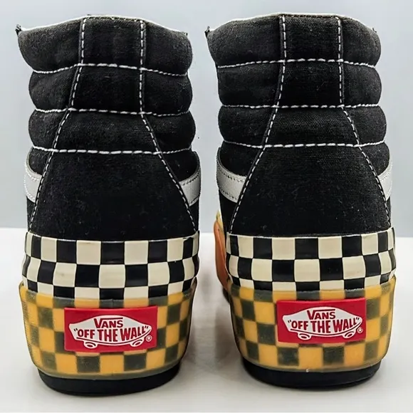 Women's Vans Sk8-Hi Stacked 'Checkerboard' Sneakers Size 7.5 Women