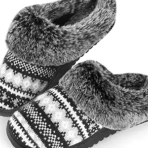 Women's Slippers Memory Foam Fuzzy Wool-Like Plush Fleece Slip-on House Shoes