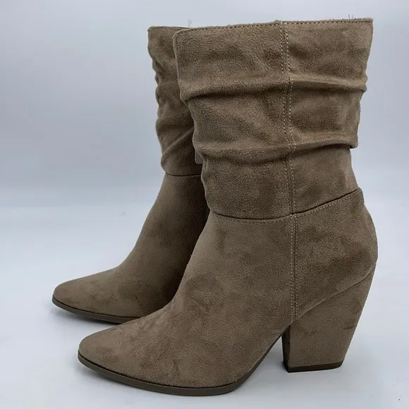 Worthington Udelle Porchini Mid Calf Suede Boots