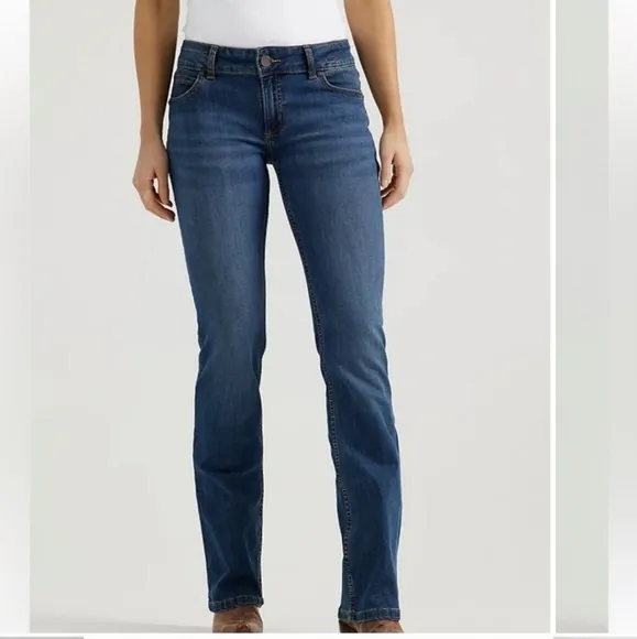 Wranglers WOMENs MID-RISE BOOTCUT JEANs size 28/5x36 brand new‎