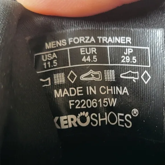 Xero Forza Trainer Mens Size 11.5 Shoes Barefoot Minimalist