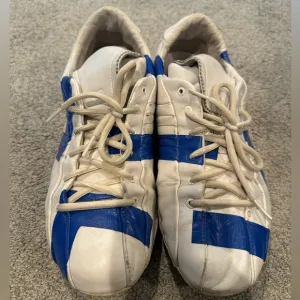 Y-3 blue and white sneakers, size 10.5