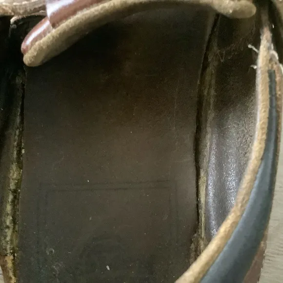 Y2k Dr. Martens brown pebbled leather sandals air wair fisherman shoes size 11