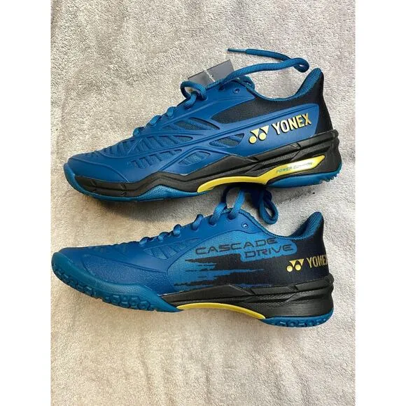 Yonex Cascade Drive Shoes Mens 7 Womens 8.5 Teal Athletic Badminton Y2K Retro