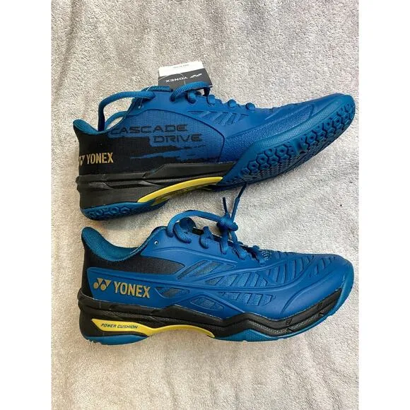 Yonex Cascade Drive Shoes Mens 7 Womens 8.5 Teal Athletic Badminton Y2K Retro