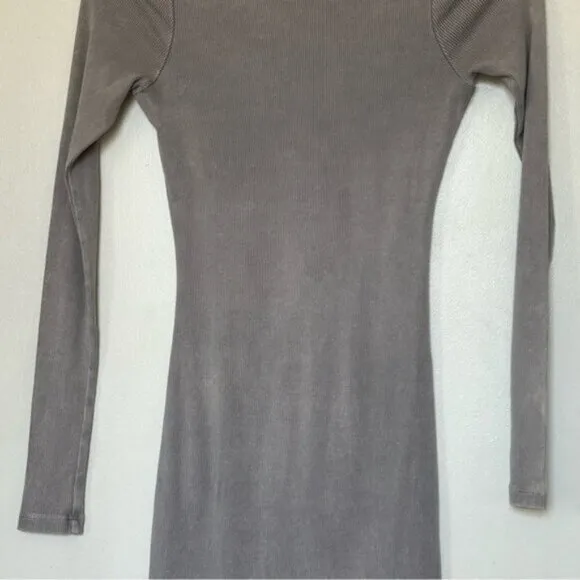 Young, Fabulous &amp; Broke Dax Dress - Grey Wash- Size Small