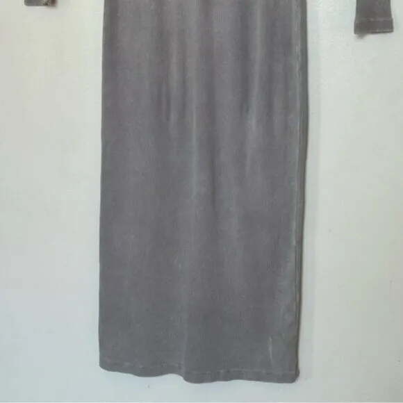 Young, Fabulous &amp; Broke Dax Dress - Grey Wash- Size Small