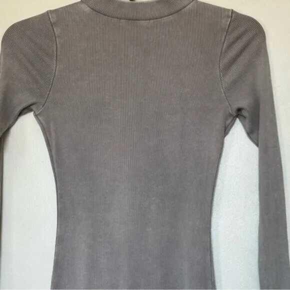 Young, Fabulous &amp; Broke Dax Dress - Grey Wash- Size Small