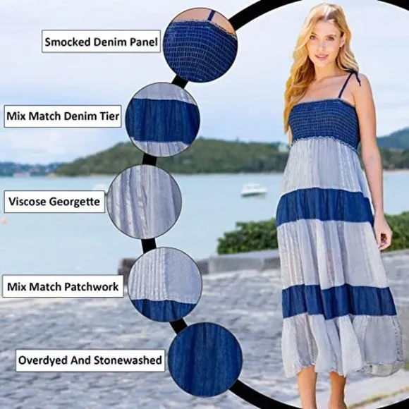 Young Threads Women’s Summer Casual Boho Sleeveless