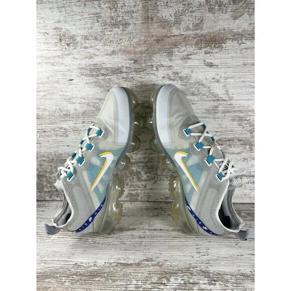 Youth Nike Air Vapormax 2019 Wolf Gray Sneakers Sz 6.5Y Athletic Gym