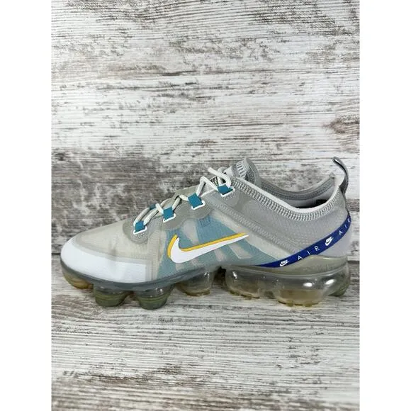 Youth Nike Air Vapormax 2019 Wolf Gray Sneakers Sz 6.5Y Athletic Gym