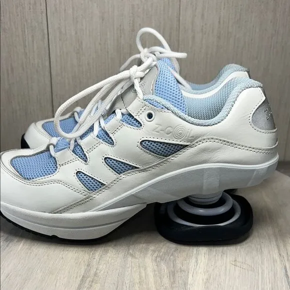 Z-Coil White and Blue Athletic Sneakers Woman’s Size 9