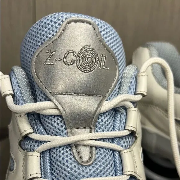 Z-Coil White and Blue Athletic Sneakers Woman’s Size 9