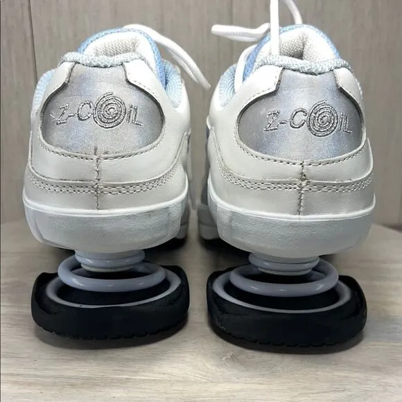 Z-Coil White and Blue Athletic Sneakers Woman’s Size 9