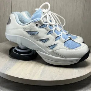 Z-Coil White and Blue Athletic Sneakers Woman’s Size 9