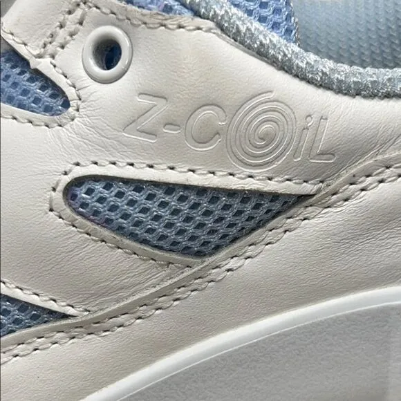 Z-Coil White and Blue Athletic Sneakers Woman’s Size 9