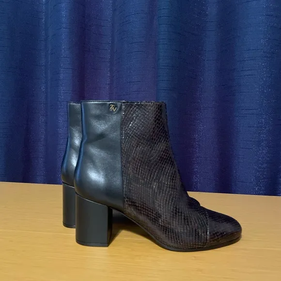 Zadig &amp; Voltaire Women's Lena Mid Heel Leather Ankle Boots