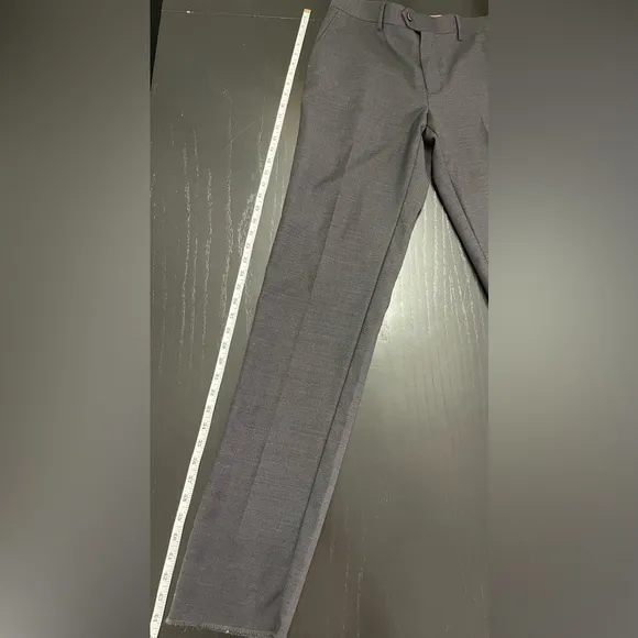 Zanetti Wool Slim Fit Porto Dress Pants