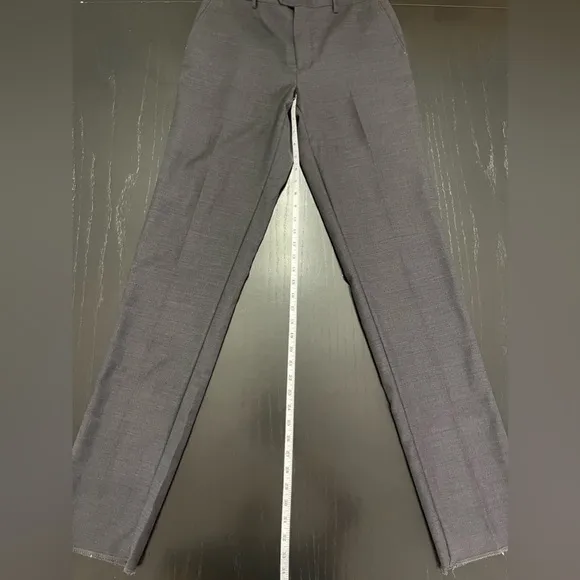 Zanetti Wool Slim Fit Porto Dress Pants
