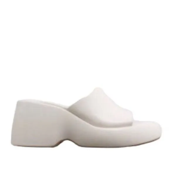 Zara Chunky Platform Off White Sandals Shoes Size 9
