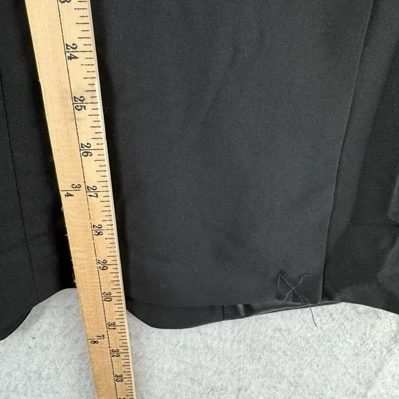 Zara Tuxedo Blazer Mens 42 Black Satin Peak Lapel Slim Fit Dress Jacket NWT