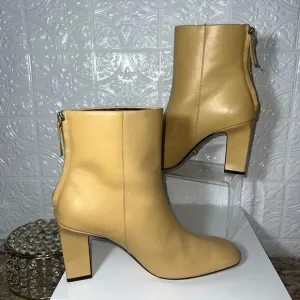 Zara Leather Mid-calf Boots