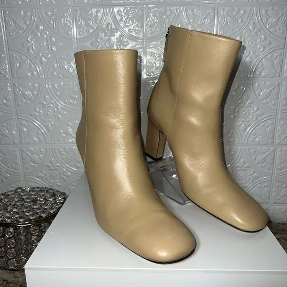 Zara Leather Mid-calf Boots