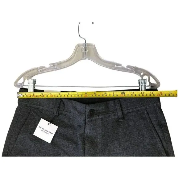 Zara Mens Melange Dress Pants EU 40 US 31 Dark Gray Bi-Slim Stretch 6861/448 NWT