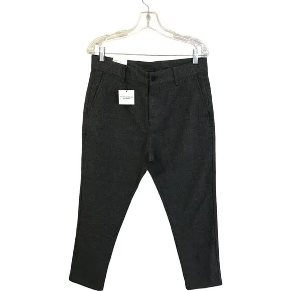 Zara Mens Melange Dress Pants EU 40 US 31 Dark Gray Bi-Slim Stretch 6861/448 NWT