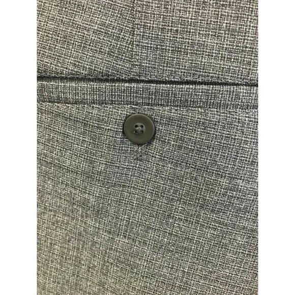 Zara Mens Melange Dress Pants EU 40 US 31 Dark Gray Bi-Slim Stretch 6861/448 NWT