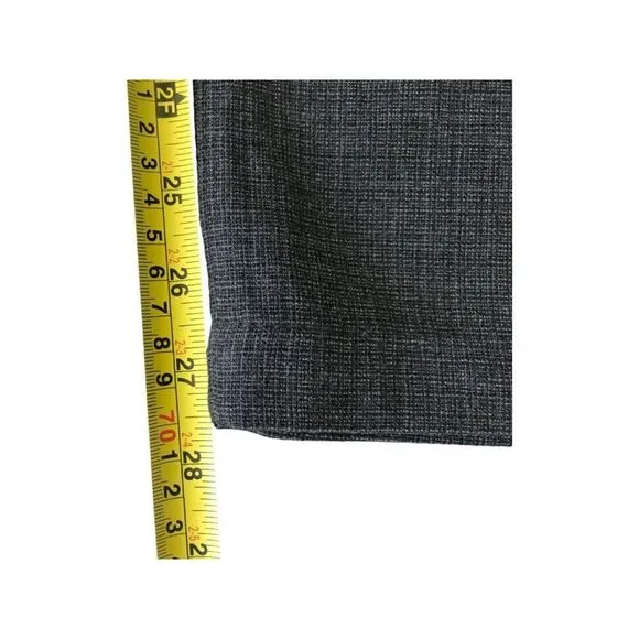 Zara Mens Melange Dress Pants EU 40 US 31 Dark Gray Bi-Slim Stretch 6861/448 NWT