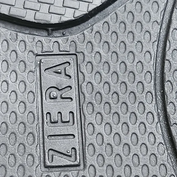 ZIERA Sofia Black Leather Hook &amp; Loop Mary Jane Orthotic  Comfort Shoes EU 41