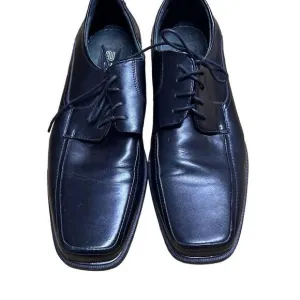 Zota Exchange Men's Black Leather Dress Casual Shoes Size 46