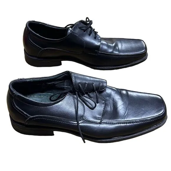 Zota Exchange Men's Black Leather Dress Casual Shoes Size 46