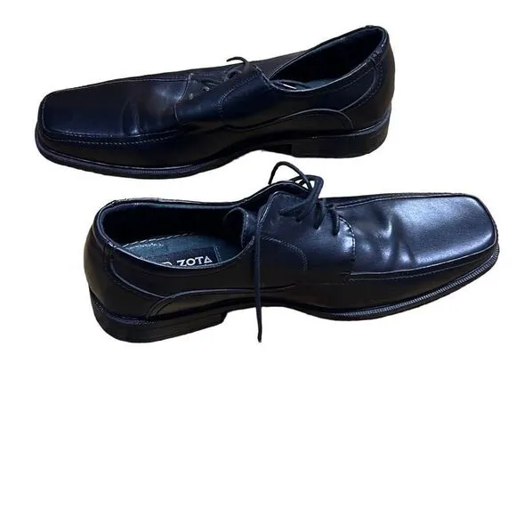 Zota Exchange Men's Black Leather Dress Casual Shoes Size 46