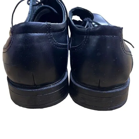 Zota Exchange Men's Black Leather Dress Casual Shoes Size 46